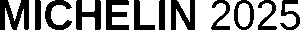 MICHELIN 2025_Selected_Horizontal_Black